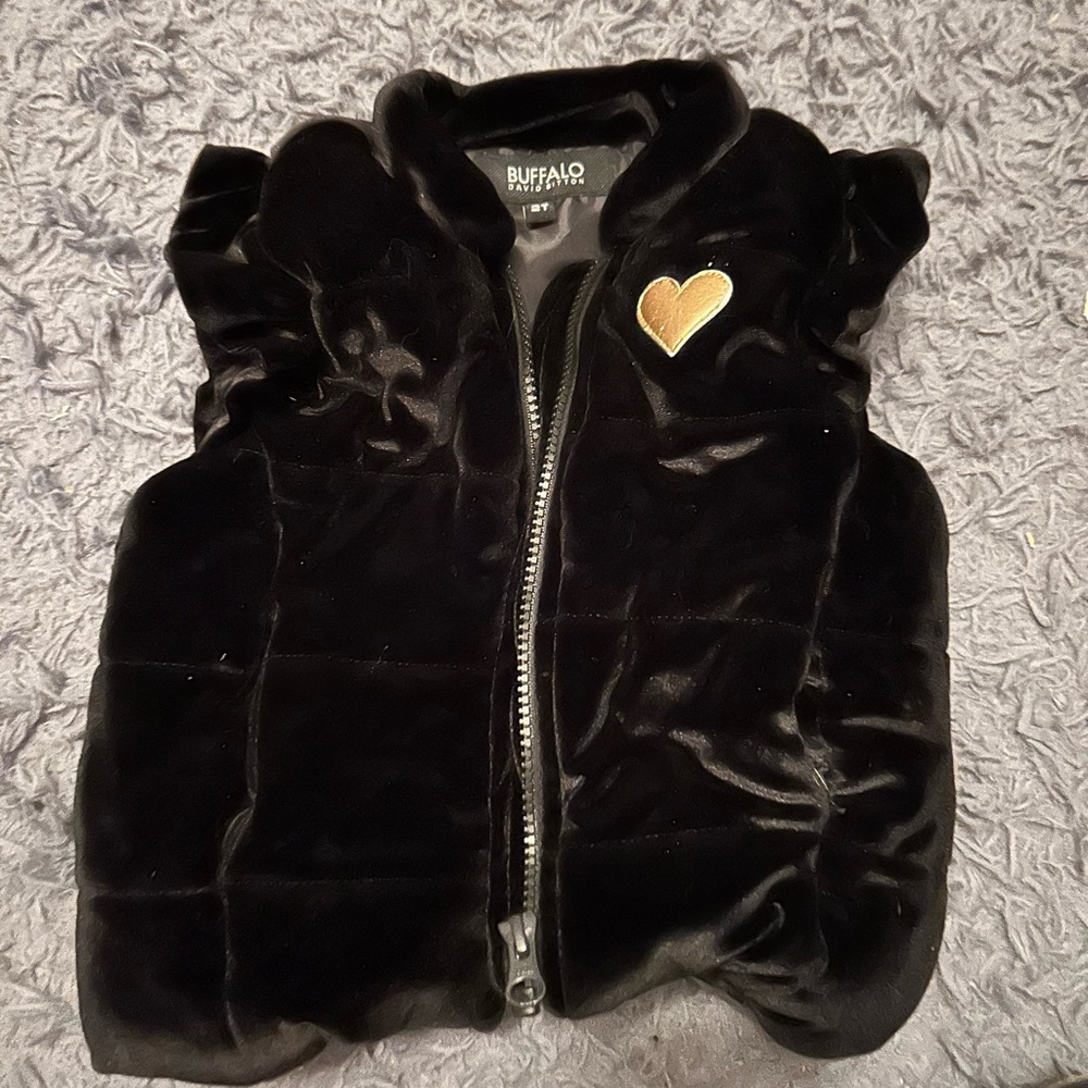 Girls puffy vest size 2t